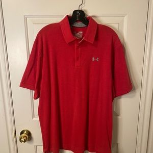 Under Armour Golf Polo - Red - XL